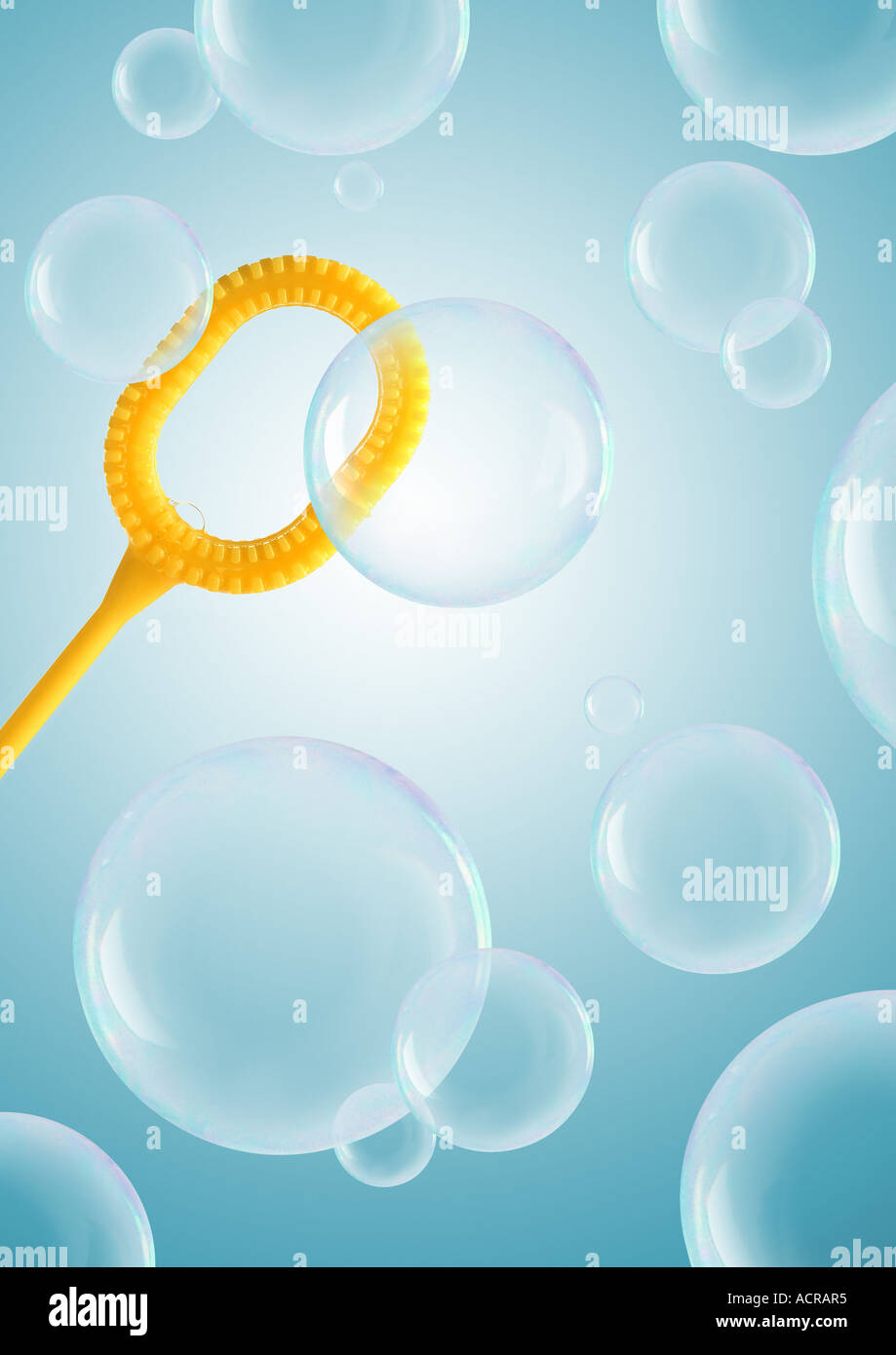 Des bulles de savon Seifenblasen Banque D'Images