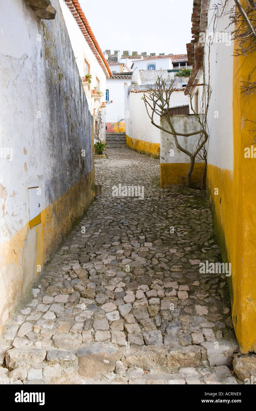 Obidos, paysage urbain, Portugal, Europe Banque D'Images