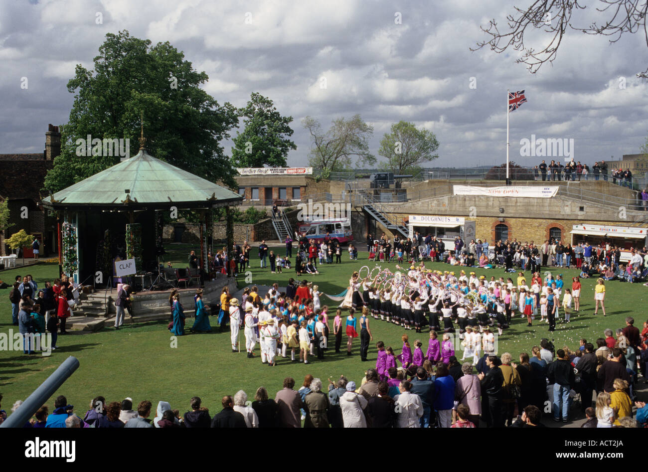 Les célébrations de mai à Fort Grdens Gravesend Banque D'Images