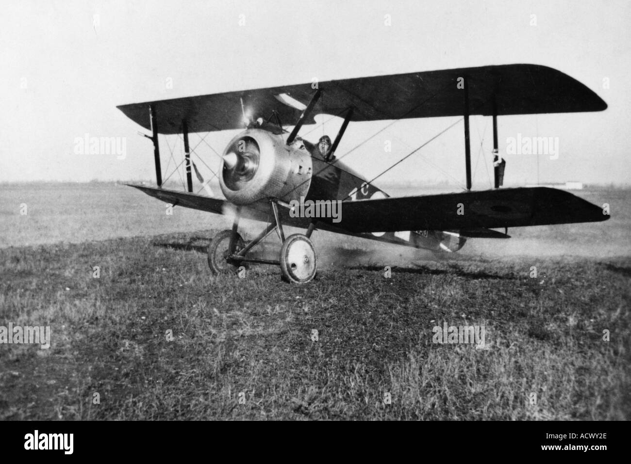 SOPWITH CAMEL B6313 piloté par le capitaine William Barker RFC ace C comme commandant de l'escadrille de l'escadron 28 de la France et de l'Italie en 1917 Banque D'Images