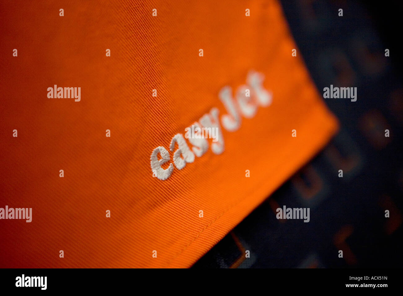 Easyjet de housse appui-tête Banque D'Images