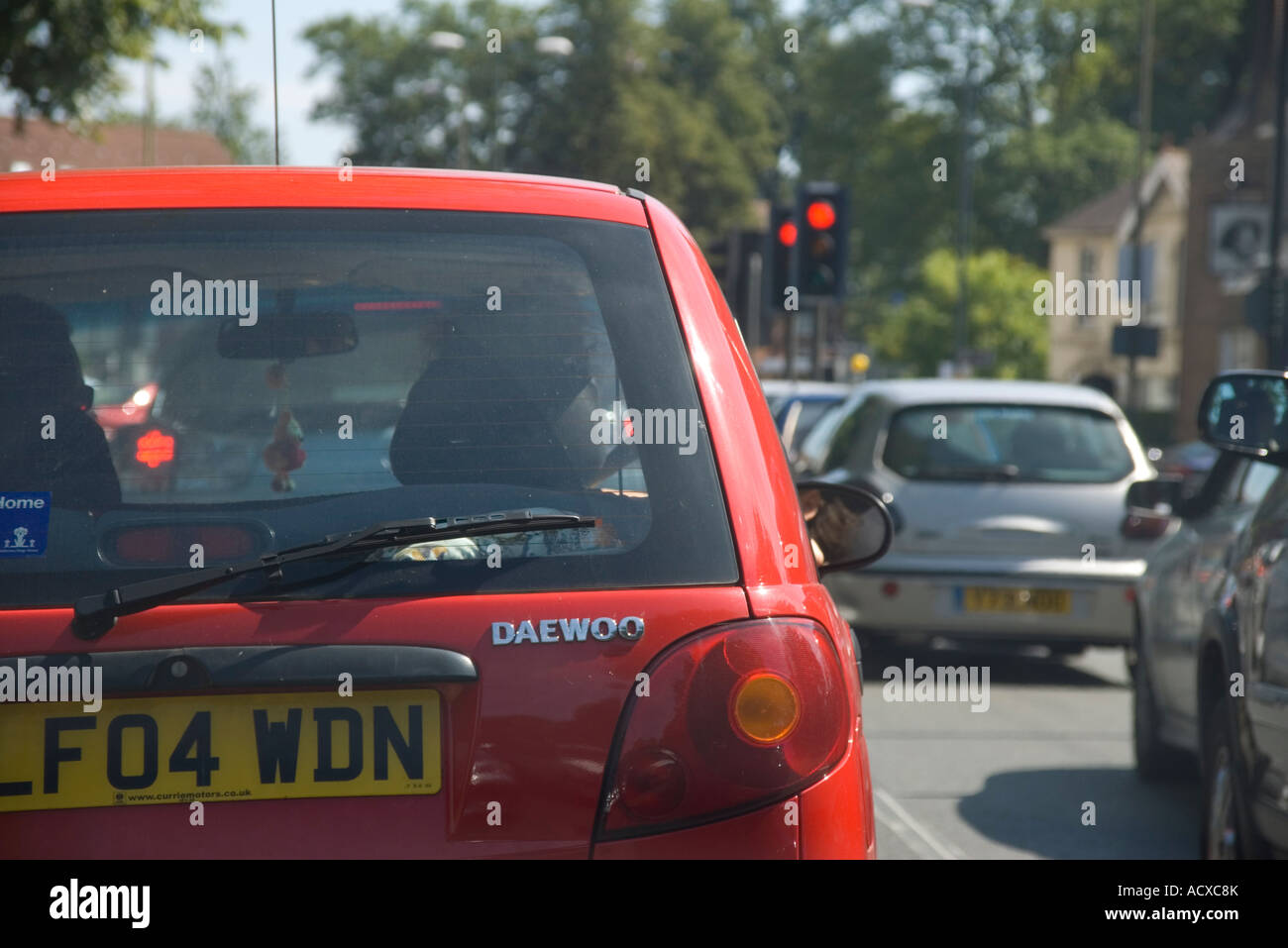 Uk Royaume-Uni Angleterre embouteillage à Surrey Banque D'Images