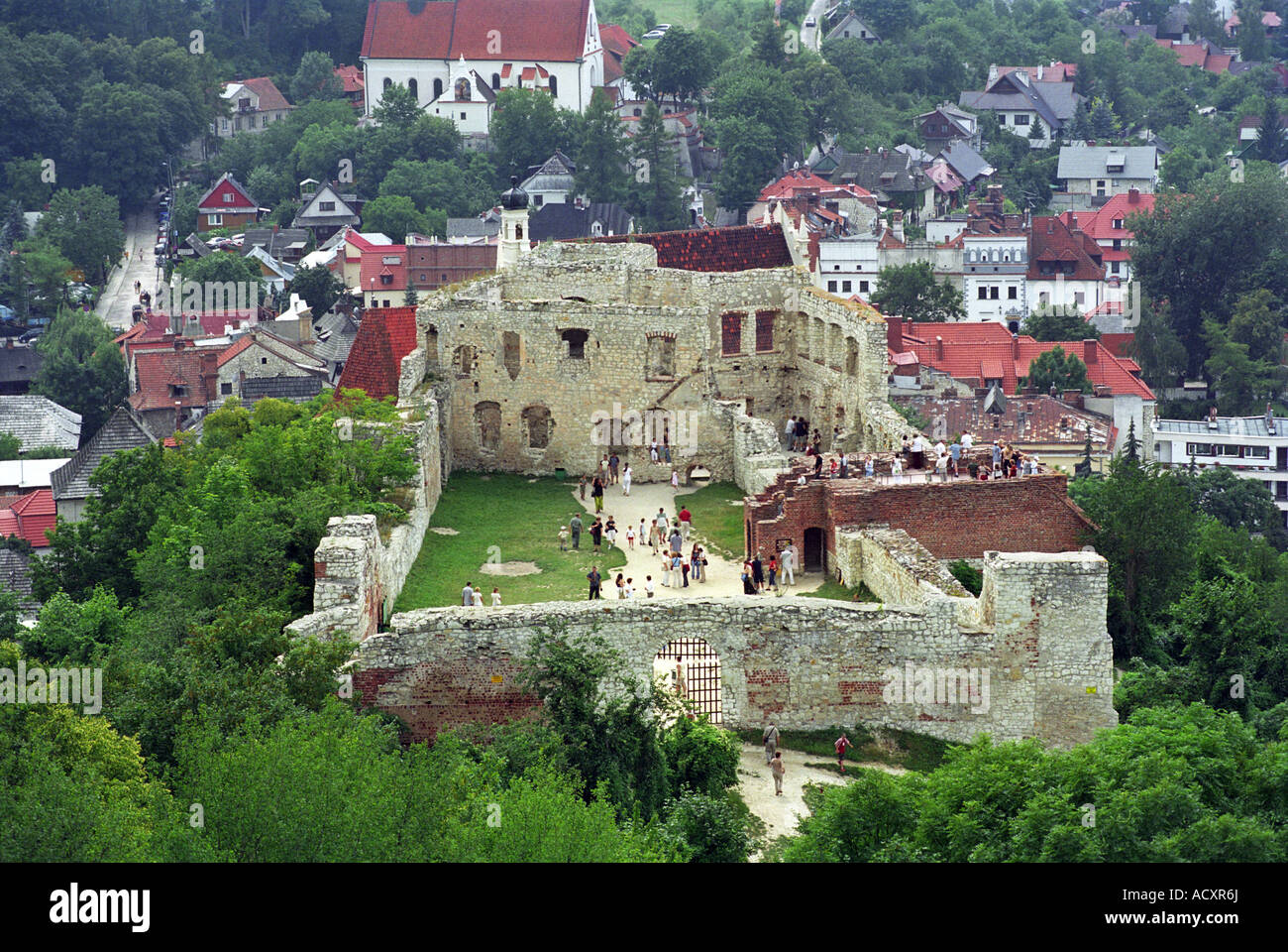 Vestiges du château de Sopot, Pologne Banque D'Images