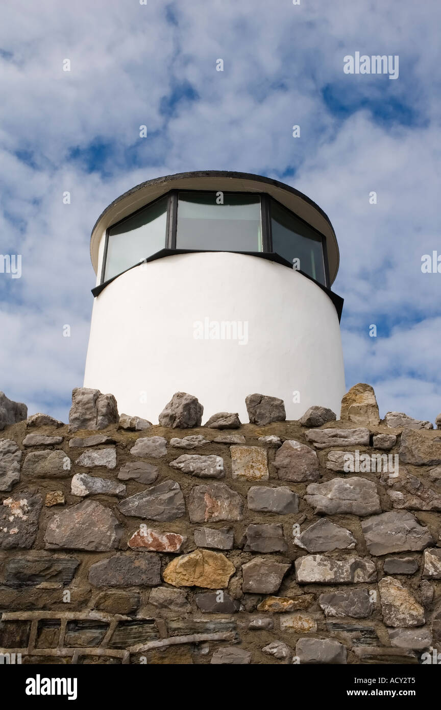 Sauveteur RNLI Porthcawl towe observation , South Wales UK Banque D'Images