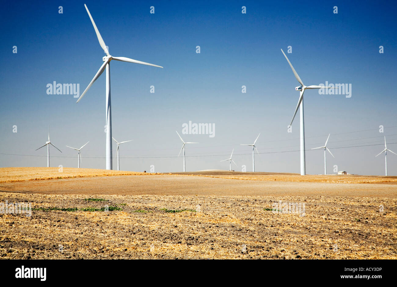 Jacobs Wind Park dans le sud de l'Espagne Banque D'Images