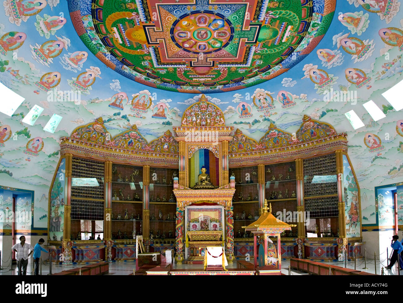 Temple bouddhiste allemand. Lumbini. Le Népal Banque D'Images