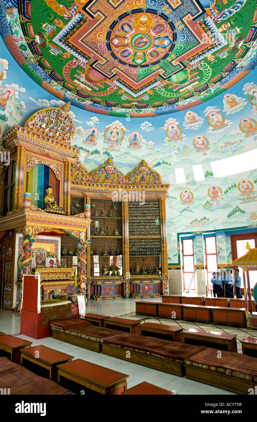 Temple bouddhiste allemand. Lumbini. Le Népal Banque D'Images