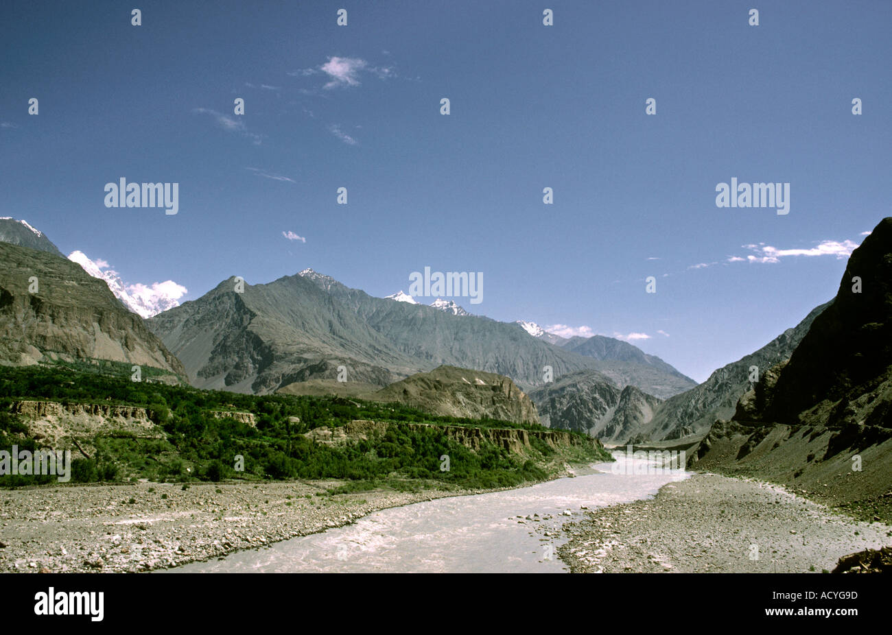 L'Azad Cachemire Pakistan vallée Hunza Banque D'Images