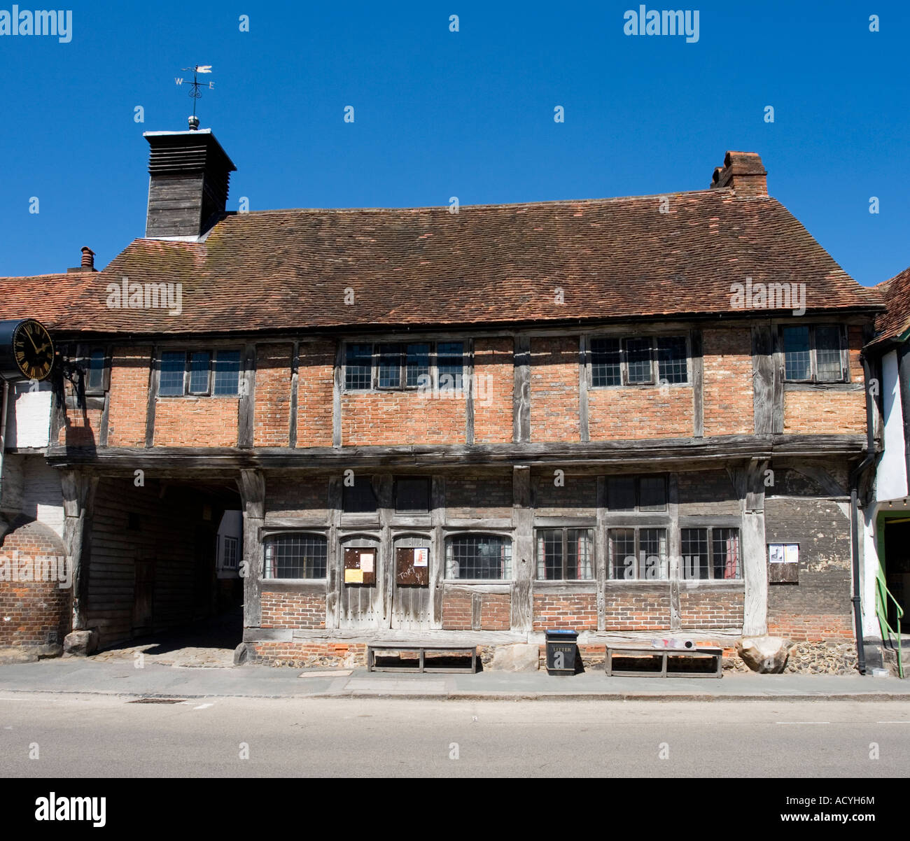Fin village hall Lane West Wycombe Buckinghamshire Banque D'Images
