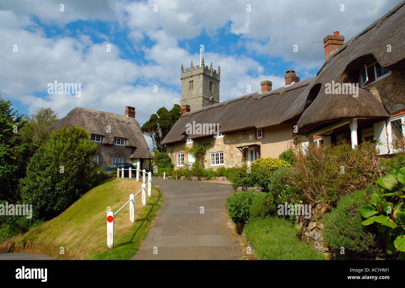 All Saints Church, Godshill Village, île de Wight, Angleterre, RU, FR. Banque D'Images