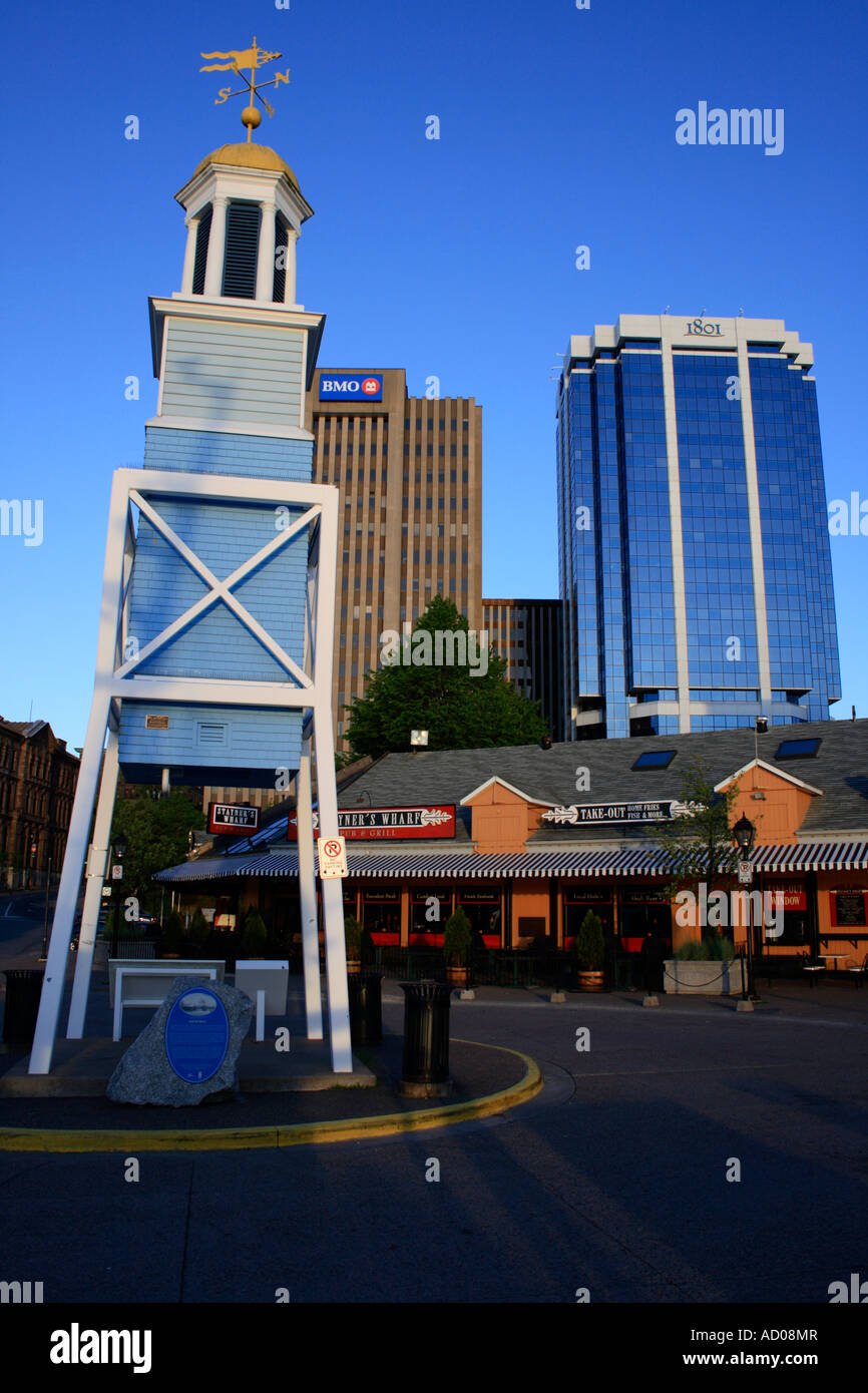 Le centre-ville et de loisirs Harborwalk Halifax, Nouvelle-Écosse, Canada, Amérique du Nord, Photo de Willy Matheisl Banque D'Images