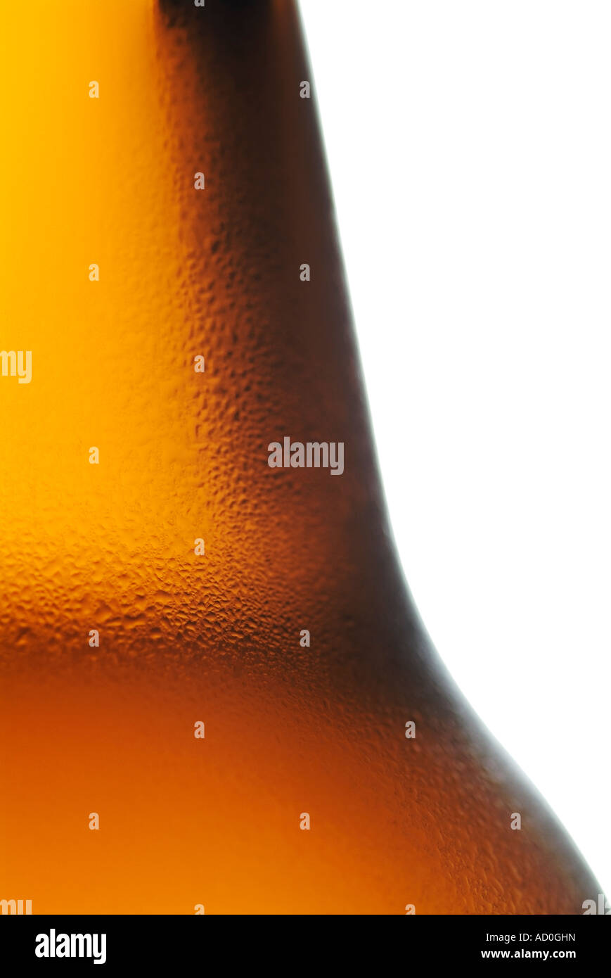 Bouteille de bière boisson alcoolisée froide Close Up Banque D'Images