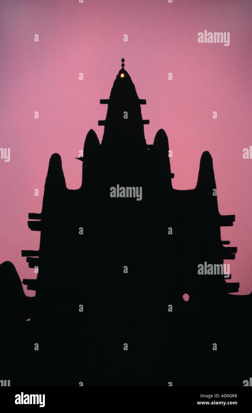 Grande Mosquée - Djenne, MALI Banque D'Images