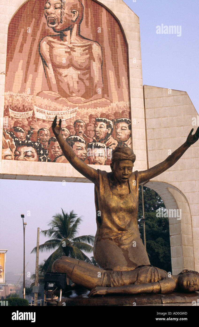 Hommage aux martyrs - Bamako, Mali Banque D'Images