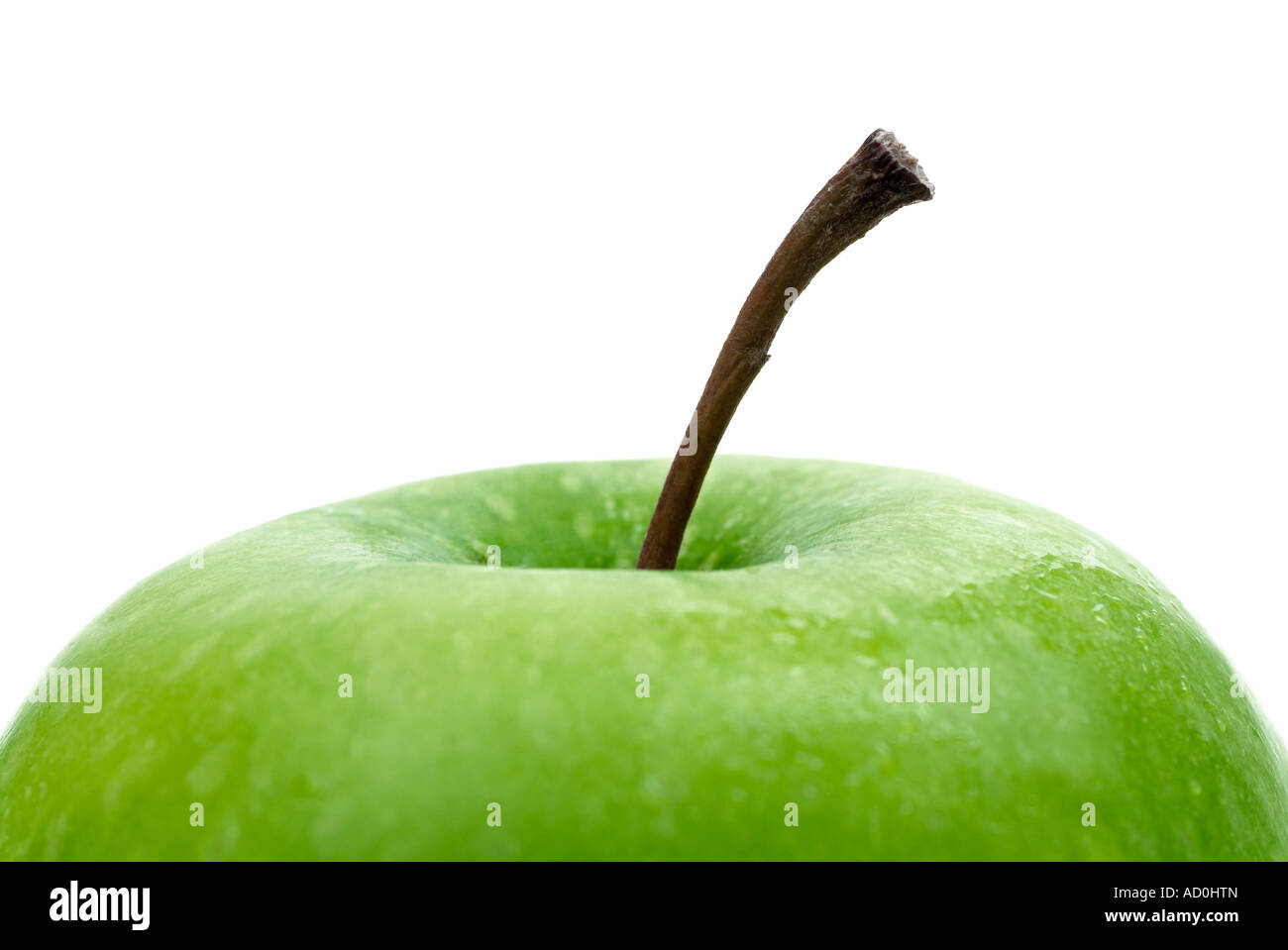 Granny Smith Apple Close Up Banque D'Images