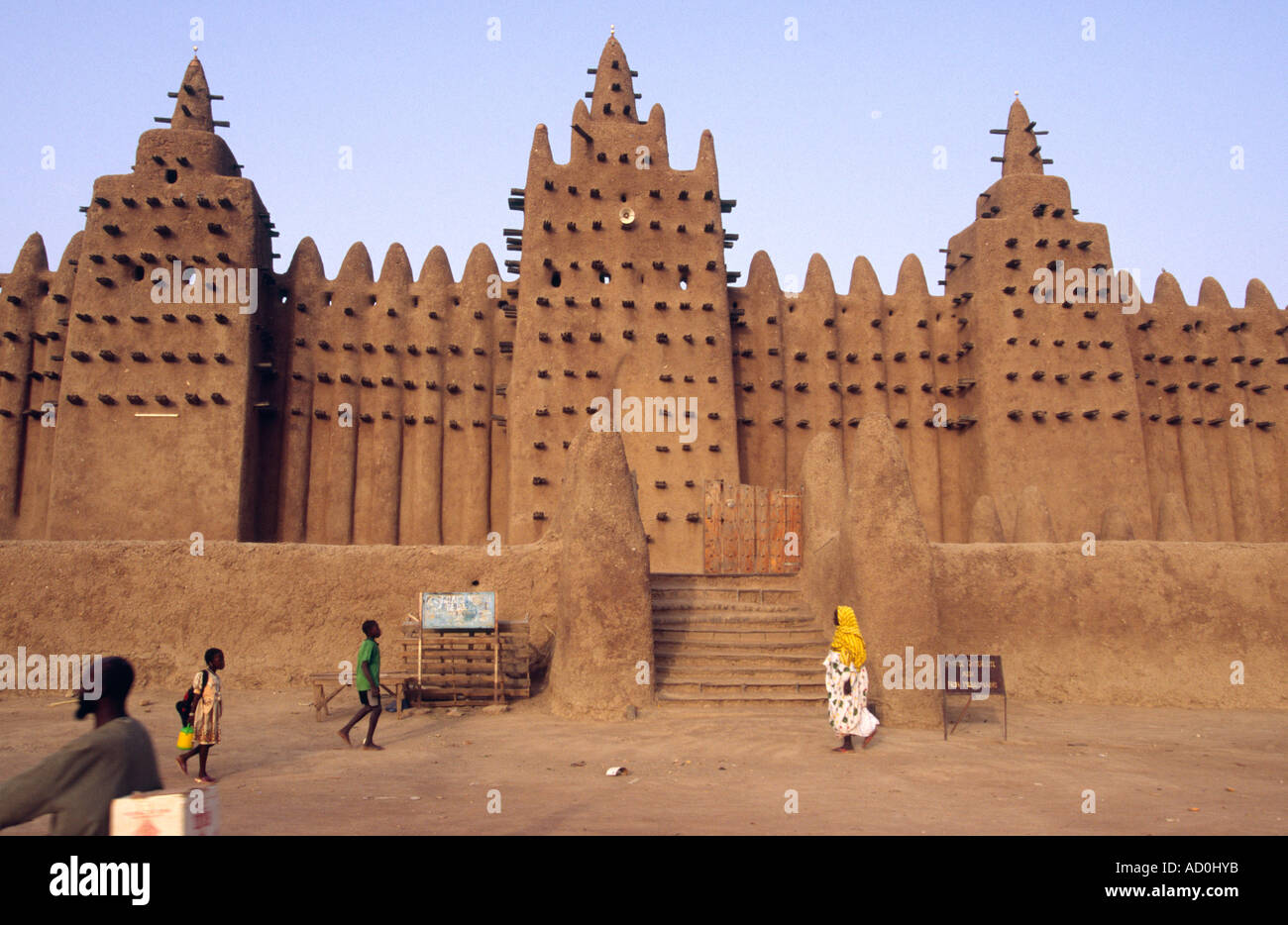 Grande Mosquée - Djenne, MALI Banque D'Images