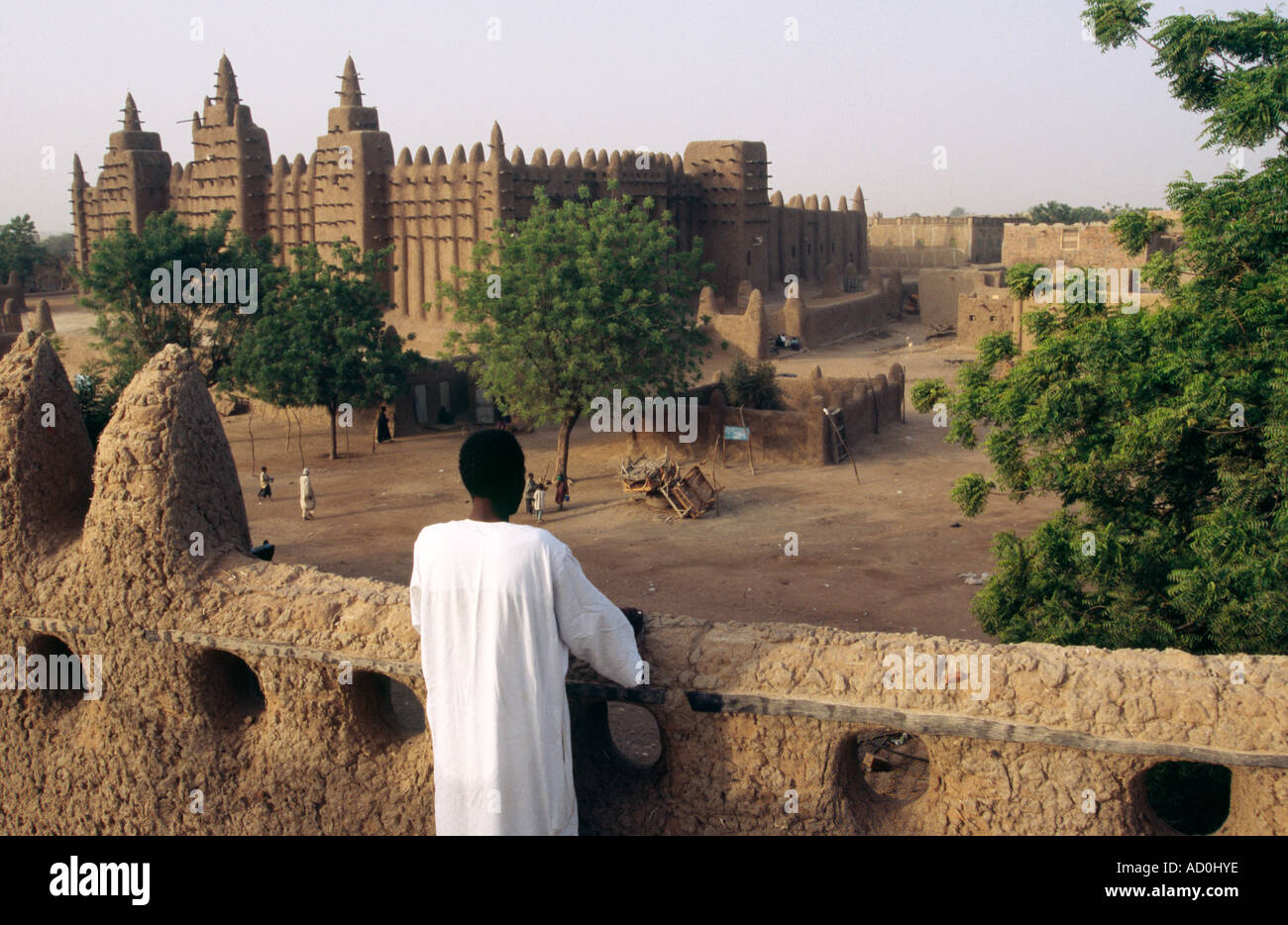 Grande Mosquée - Djenne, MALI Banque D'Images