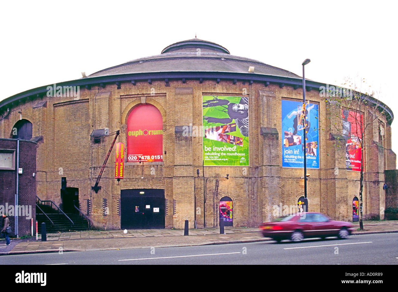 Le Roundhouse à Camden, au nord de Londres. Banque D'Images