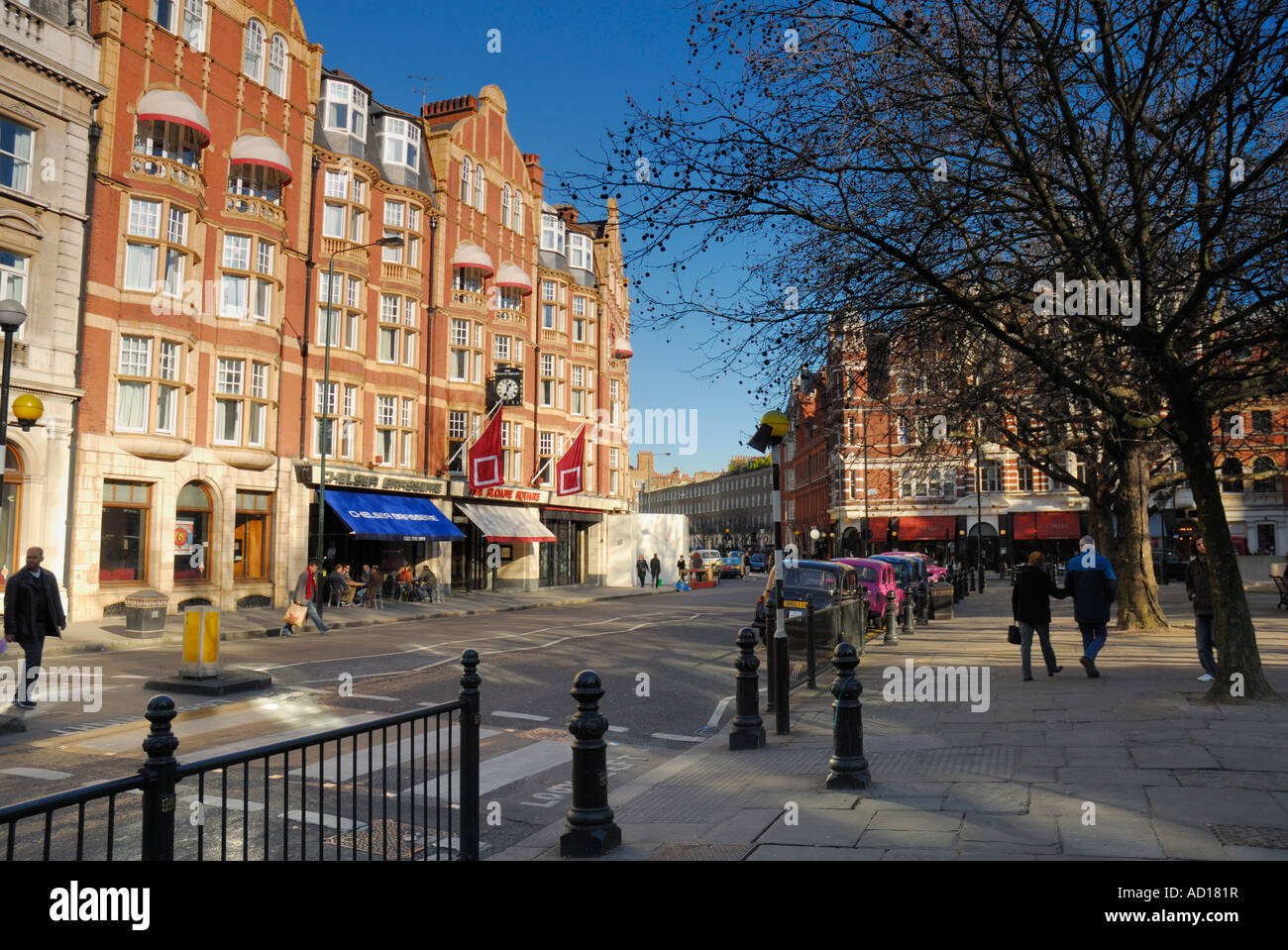 Sloane Square, Chelsea, Londres, Angleterre Banque D'Images