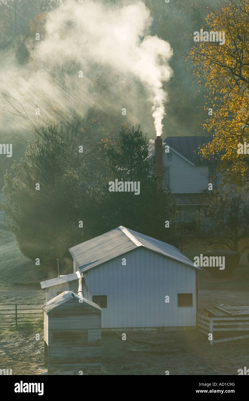 Amish Farm, Waterford, Ohio, USA Banque D'Images