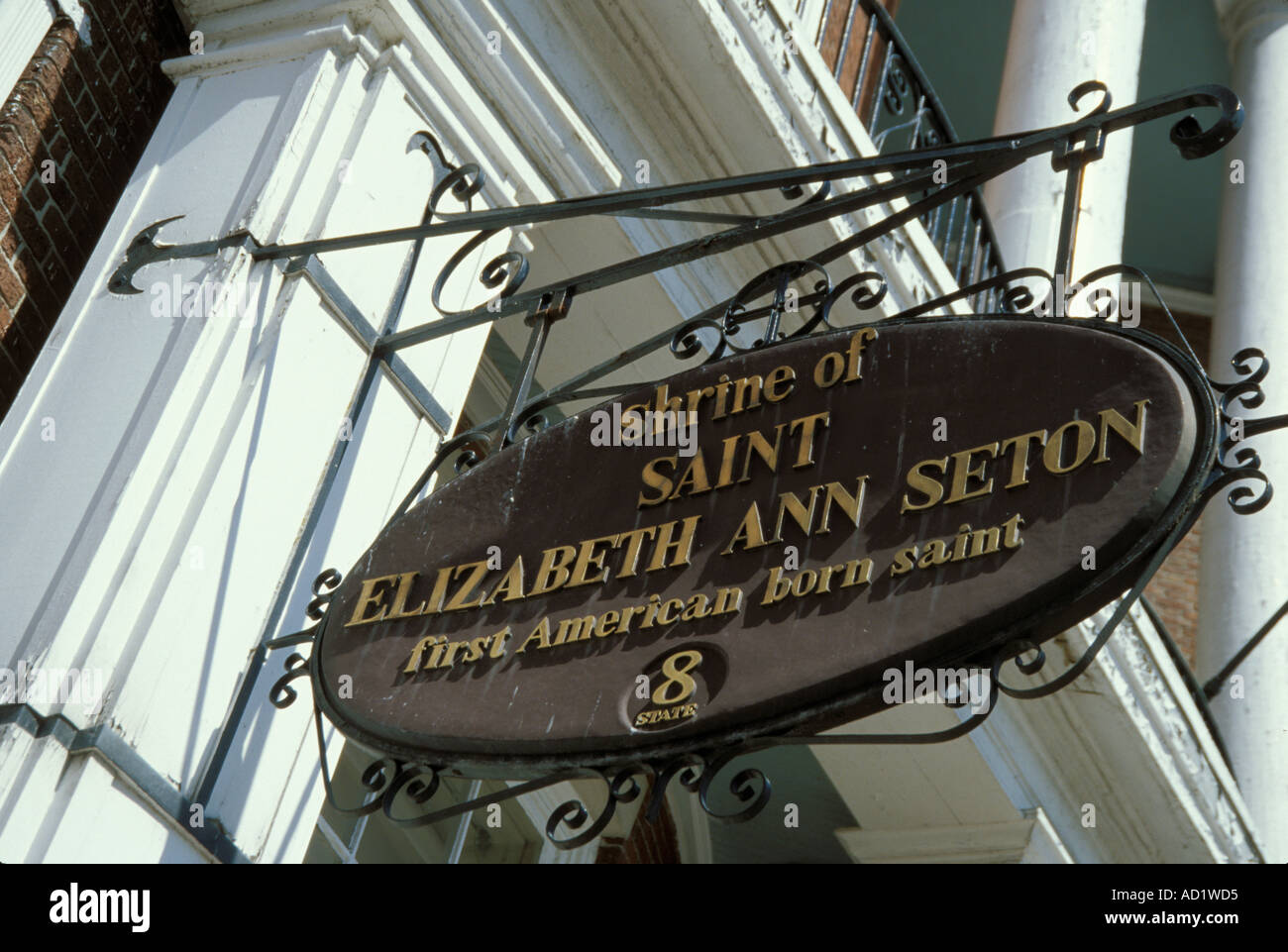 Sanctuaire de Elizabeth Ann Seton premier américain né le à South Street Seaport à Manhattan New York City New York USA Banque D'Images