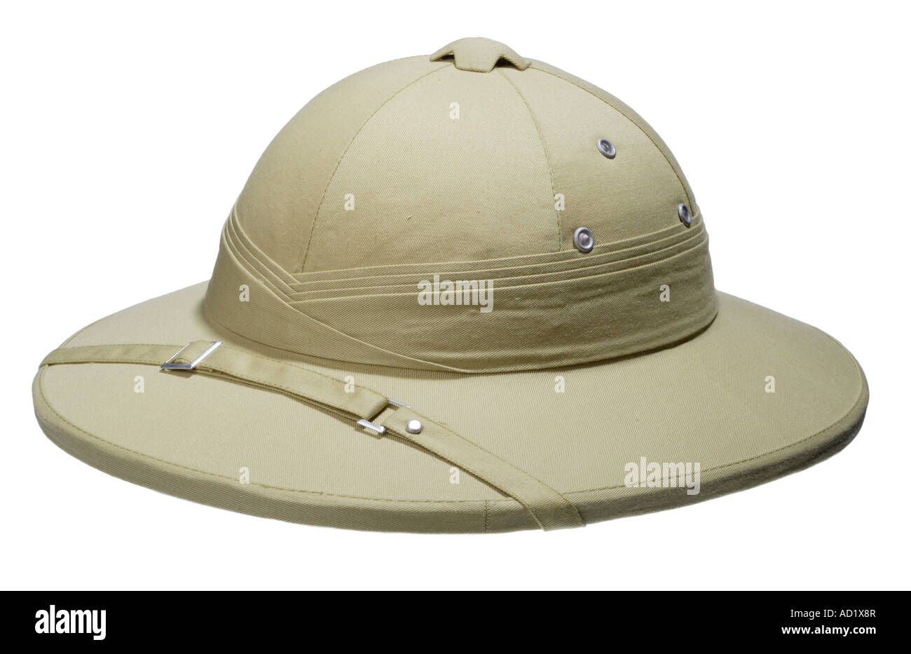Topee solaire pith helmet jungle hat Banque D'Images
