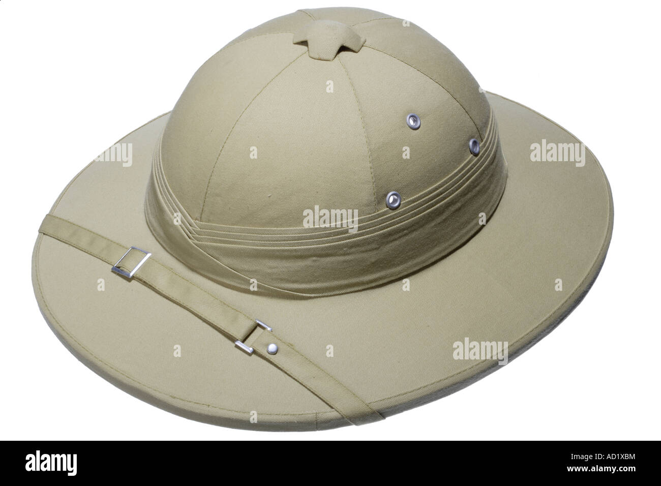 Topee solaire pith helmet jungle hat Banque D'Images