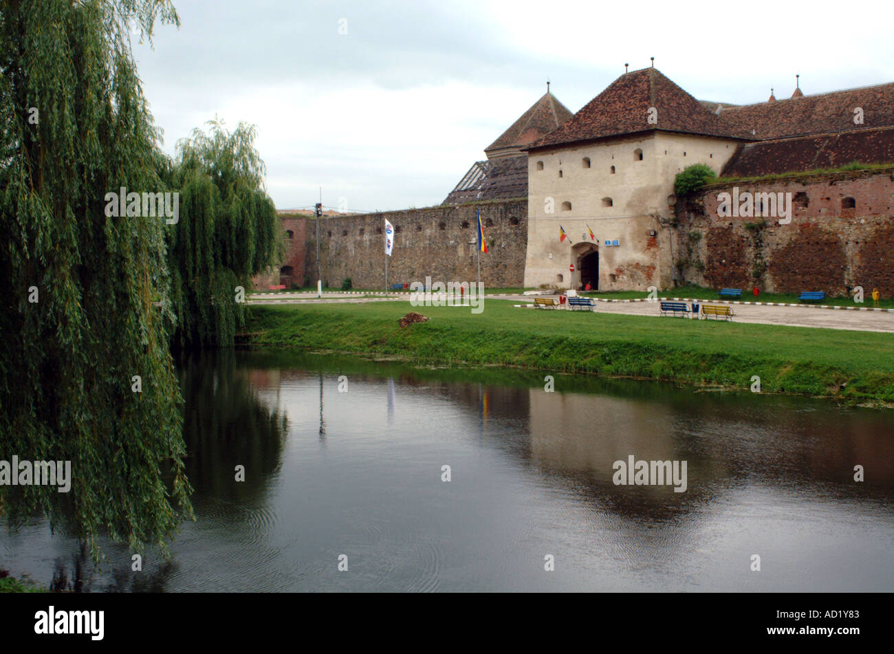 Brasov forteresse au sud-est de la Transylvanie Roumanie Europe Banque D'Images