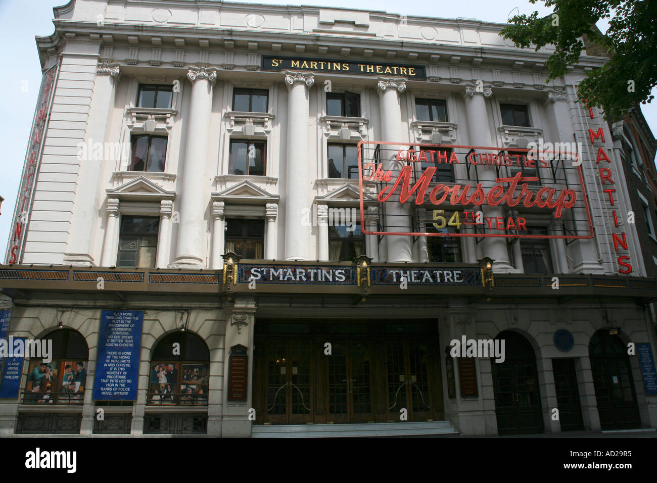 La souricière, à un théâtre du West End à Londres, en Angleterre Banque D'Images