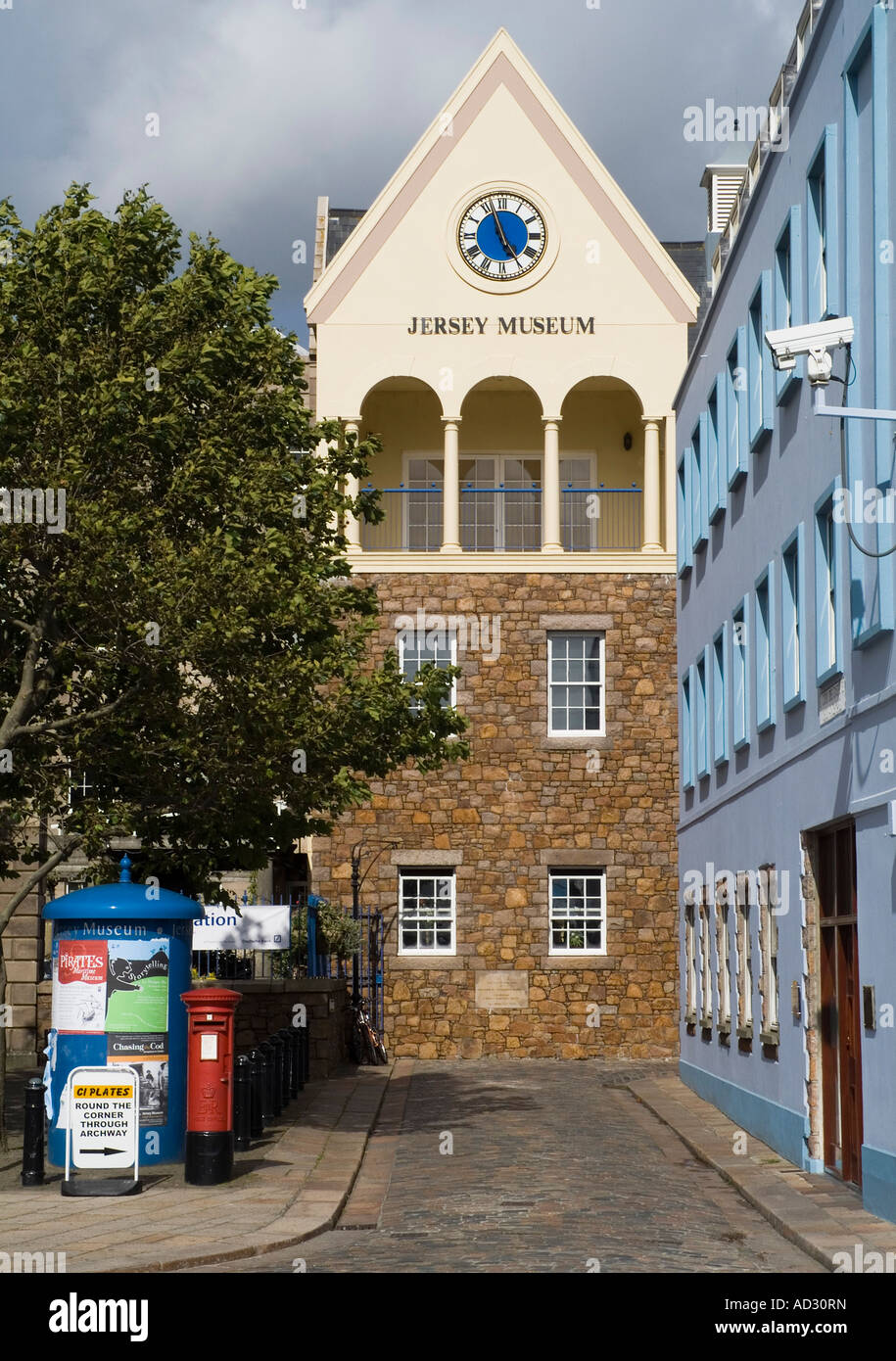 Dh Weighbridge, St Helier, JERSEY Jersey Museum building Banque D'Images
