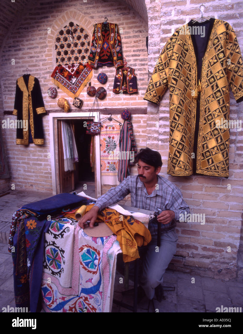 L'Ouzbékistan Boukhara artisan sur mesure Banque D'Images