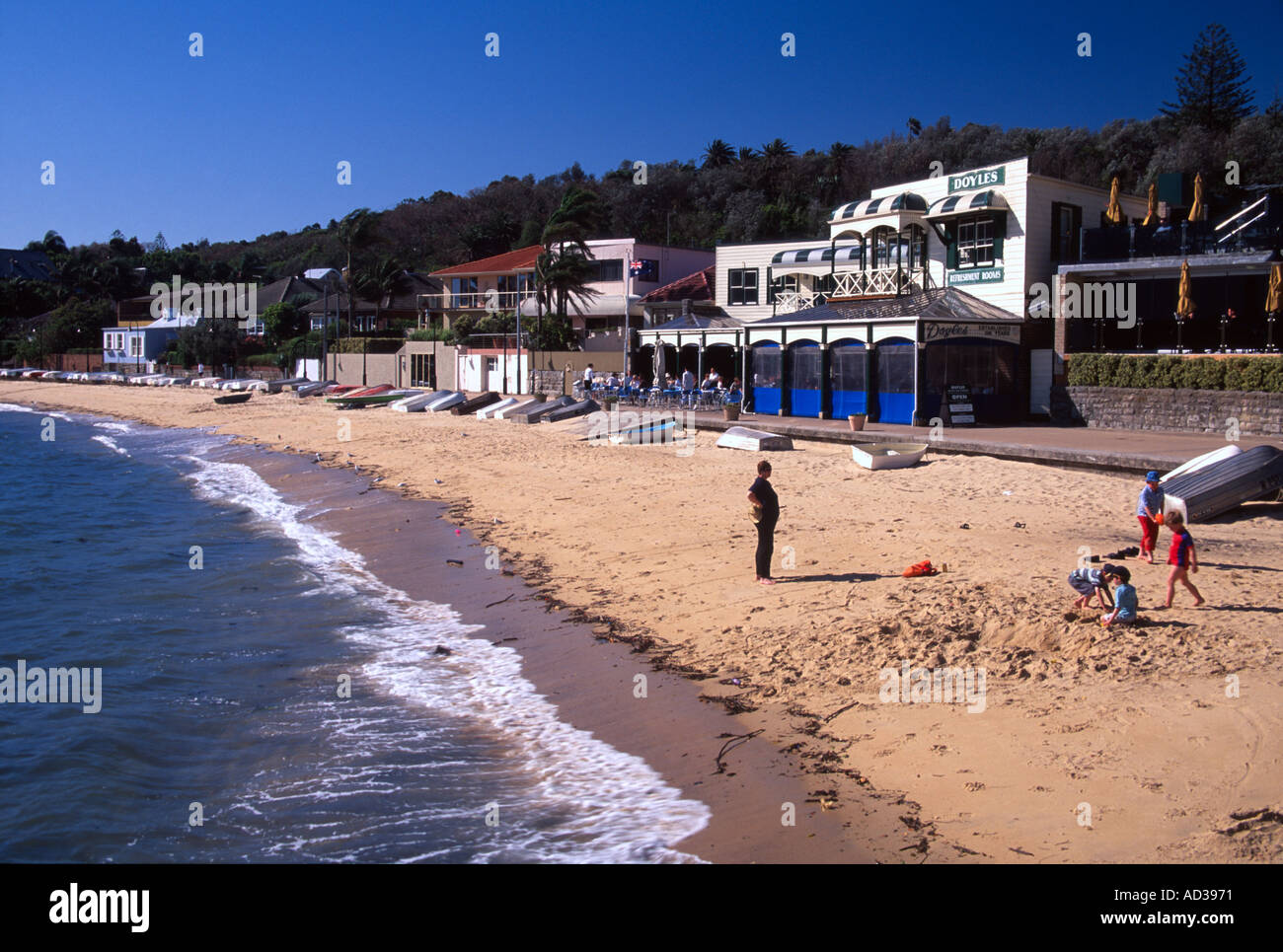Restaurant de fruits de mer célèbre Doyles Watsons Bay Port de Sydney, Australie Banque D'Images