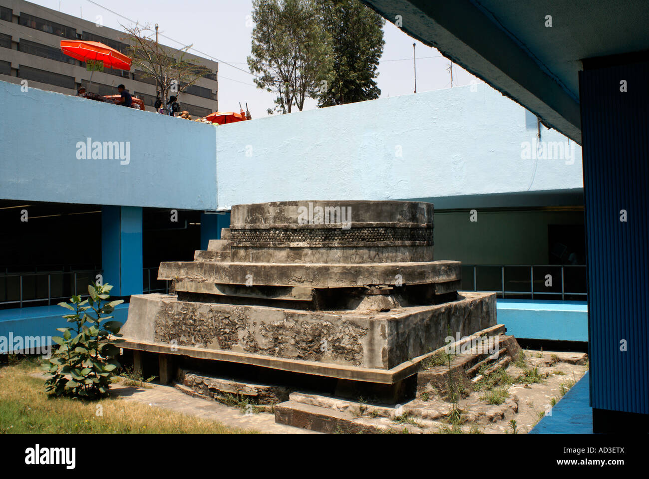 La piramide de ehecatl Banque de photographies et d’images à haute