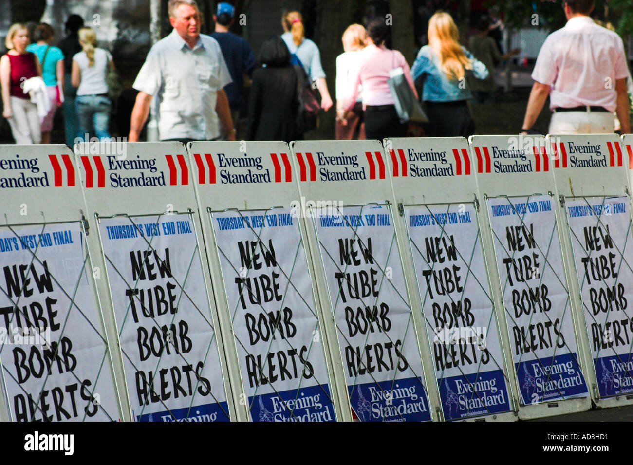 Déployer les terroristes mais n'explosent leurs bombes sur Londres 21 Juillet 2005 Les trains du tube Banque D'Images