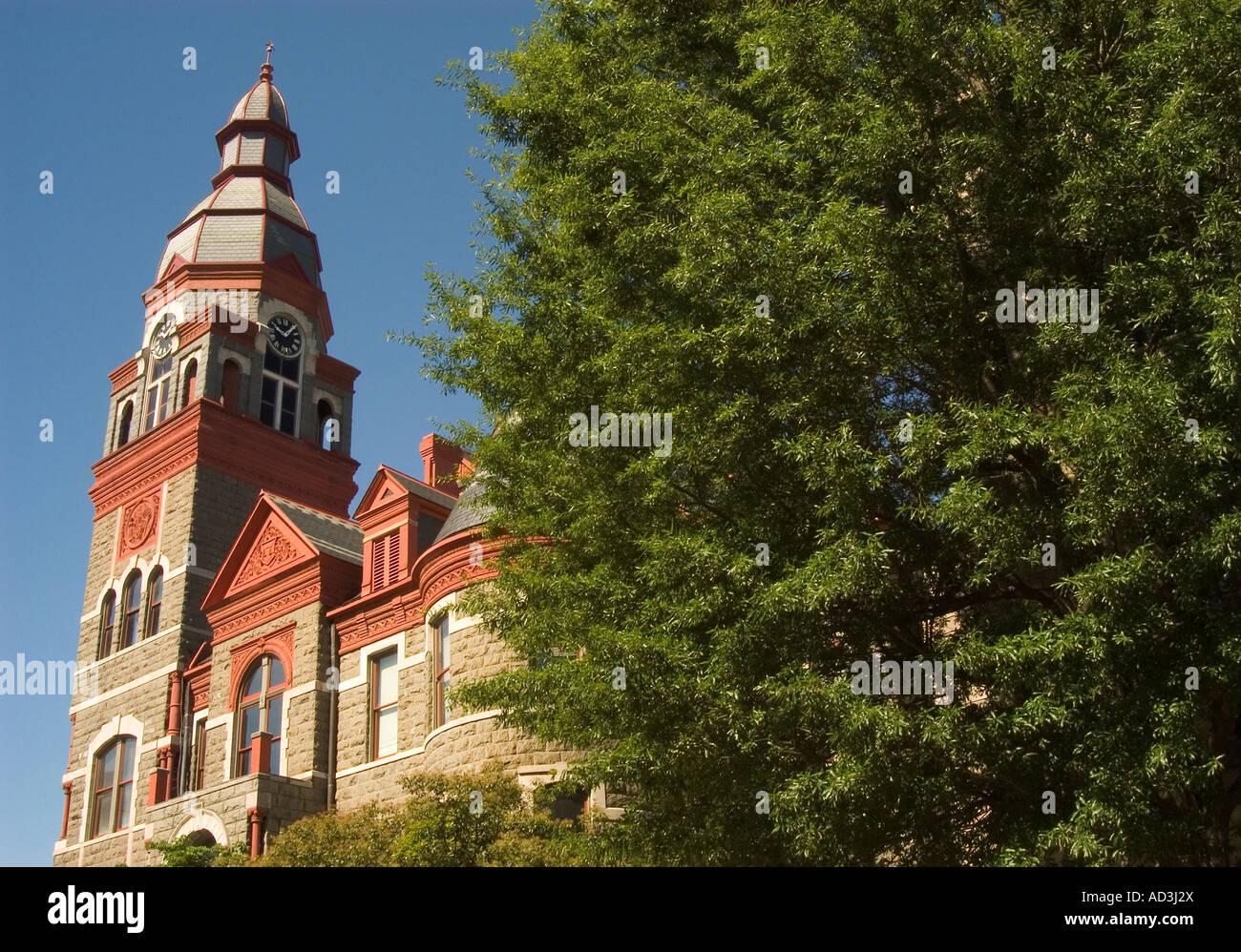Le palais de justice du Comté de Pulaski Little Rock dans l'Arkansas est sur le Registre National des Endroits Historiques Banque D'Images