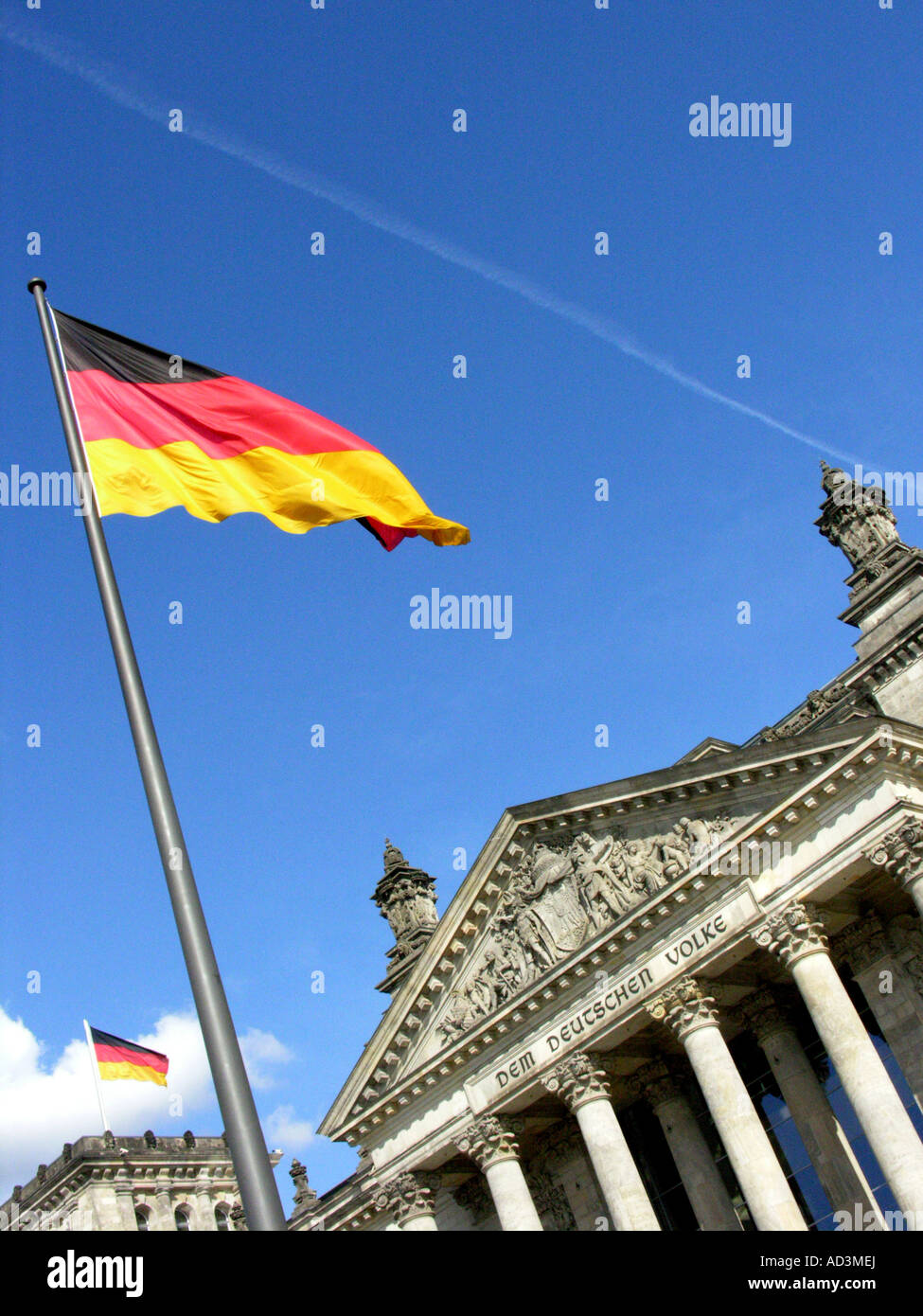 Le bâtiment du Reichstag dome construite par l'architecte Norman Foster Berlin Allemagne Europe Banque D'Images