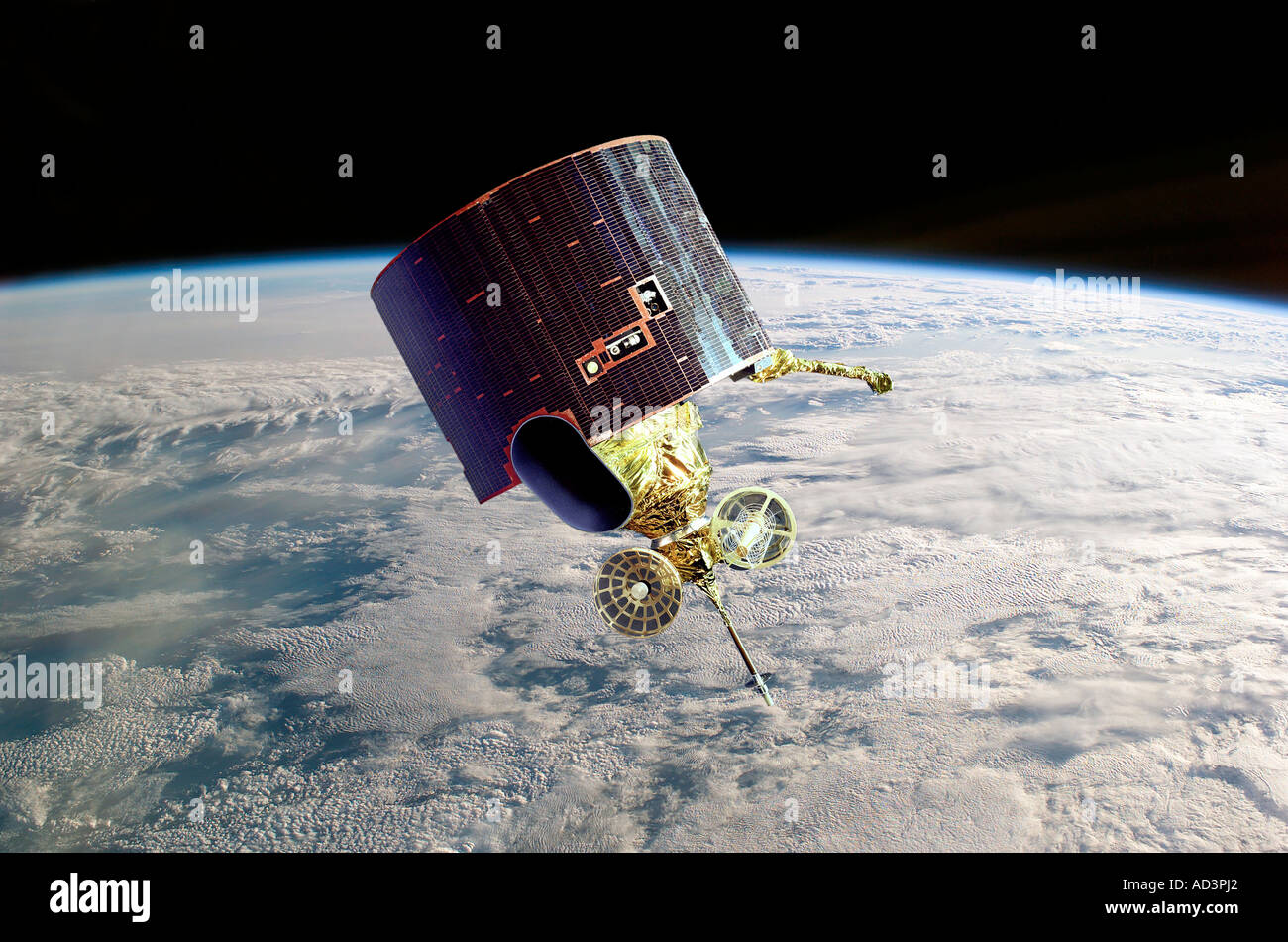 Satellite Météo GOES Banque D'Images