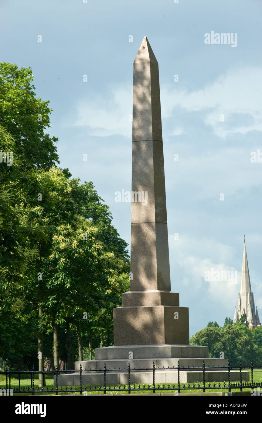 Monument de Speke, Kensington Gardens, London England UK Europe Banque D'Images