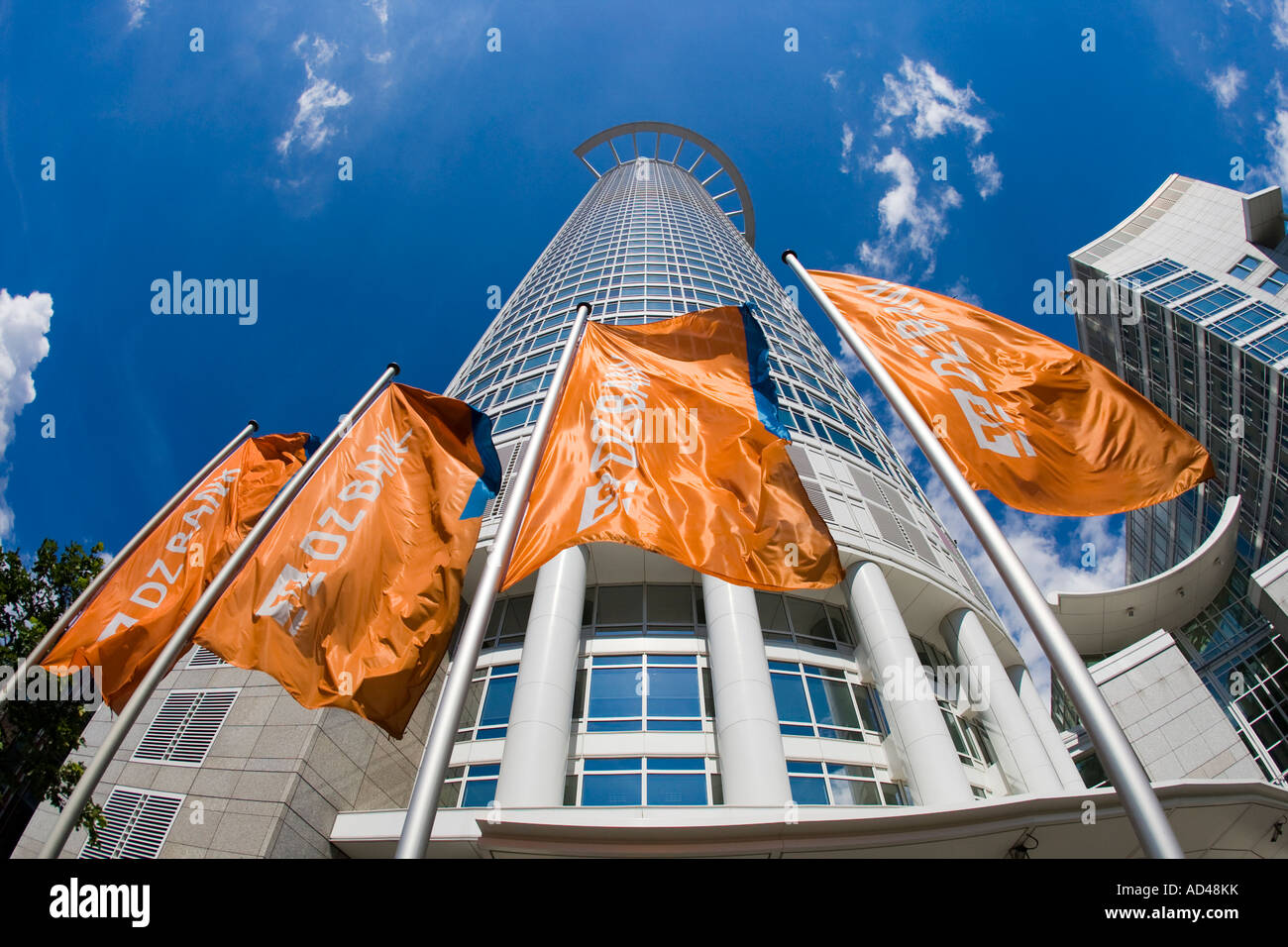 La DG Bank, Francfort, Hesse, Allemagne. Banque D'Images