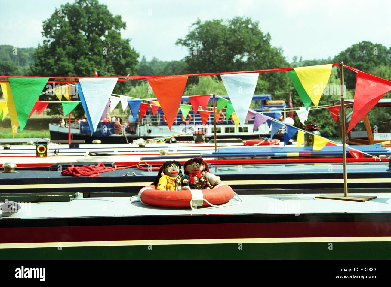 L'Association nationale et les voies navigables Beale Park près de Reading Festival 2003 Banque D'Images