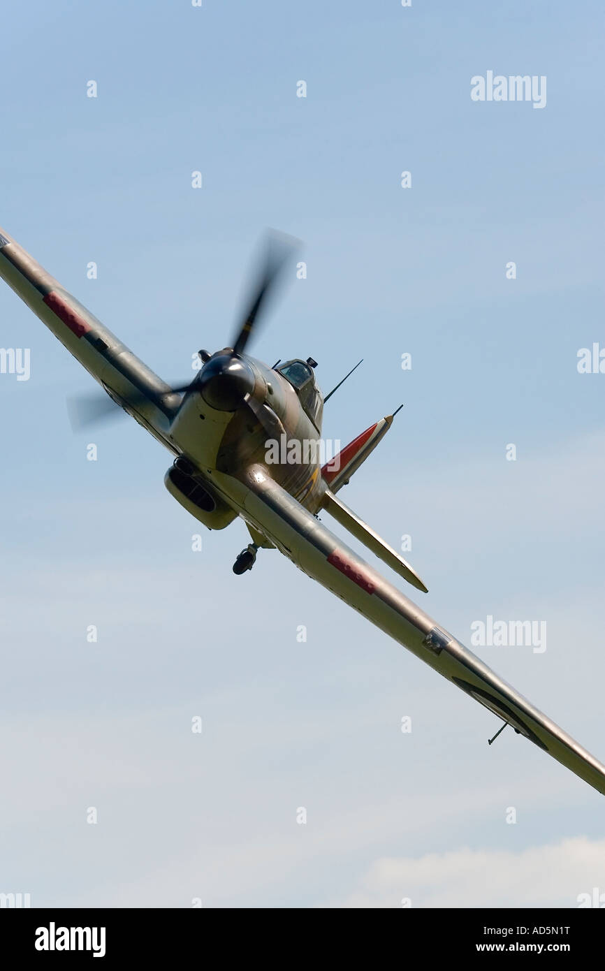 Photographie d'un Hawker Hurricane Mk1 Up Close and Personal Banque D'Images
