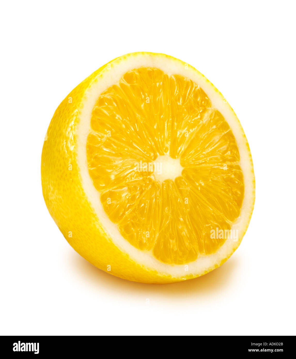 Seul demi-citron Banque D'Images