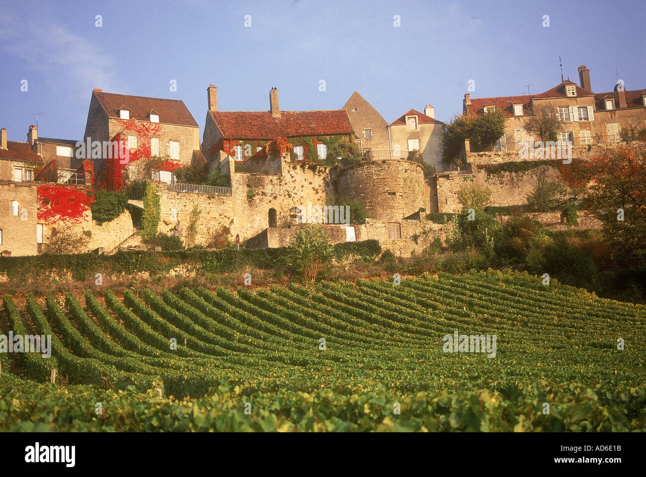 Vézelay Bourgogne Du Nord France C Commins Banque D'Images