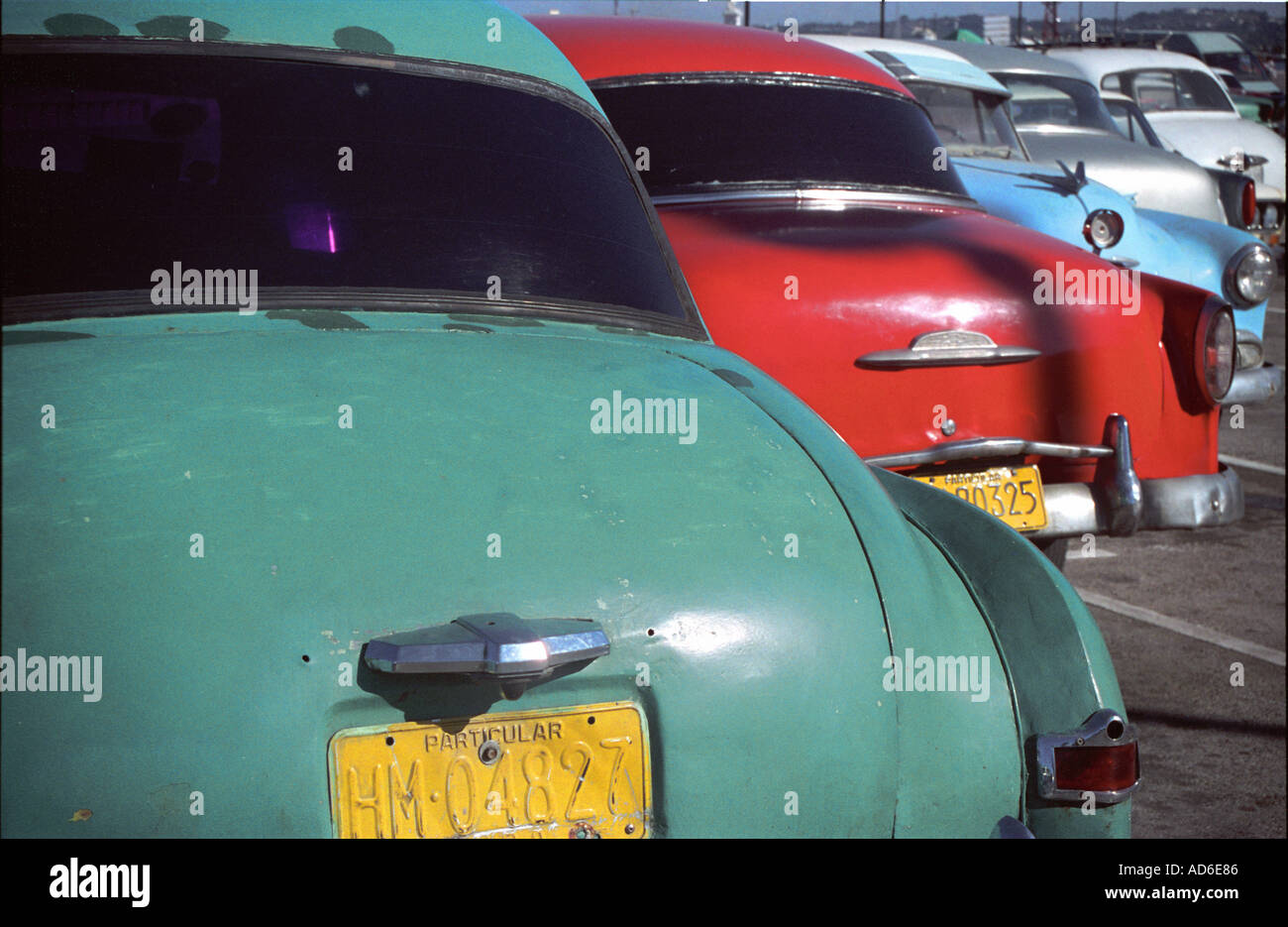 1950 s voitures Havane Cuba Banque D'Images