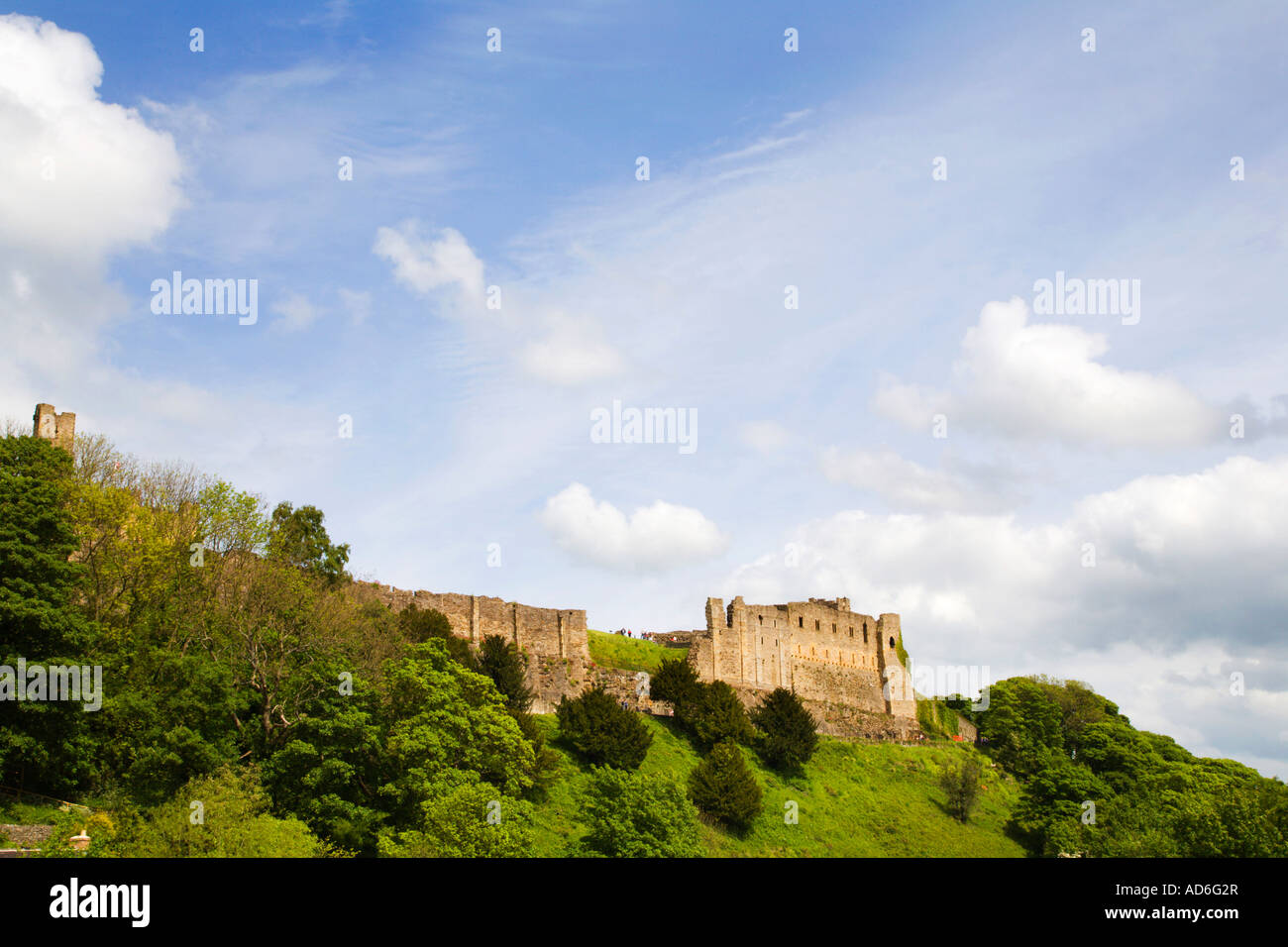 Château de Richmond Richmond North Yorkshire Angleterre Banque D'Images