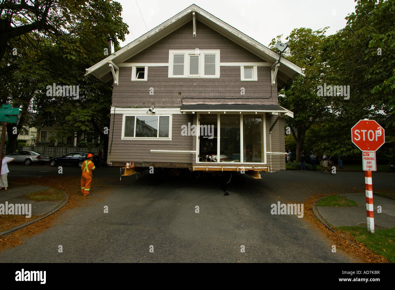 Grand chambre en descendant la rue ont acheté pour un dollar lorsque les entrepreneurs ont acheté des terres en vertu de c Seattle Washington Banque D'Images