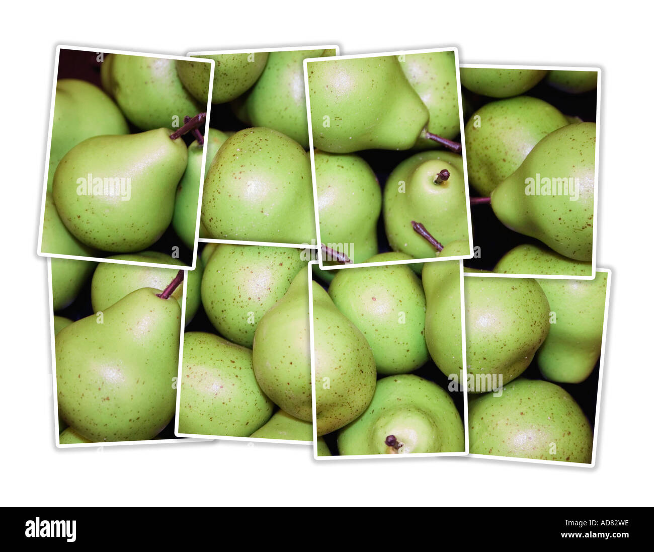 Montage photo poire Banque D'Images