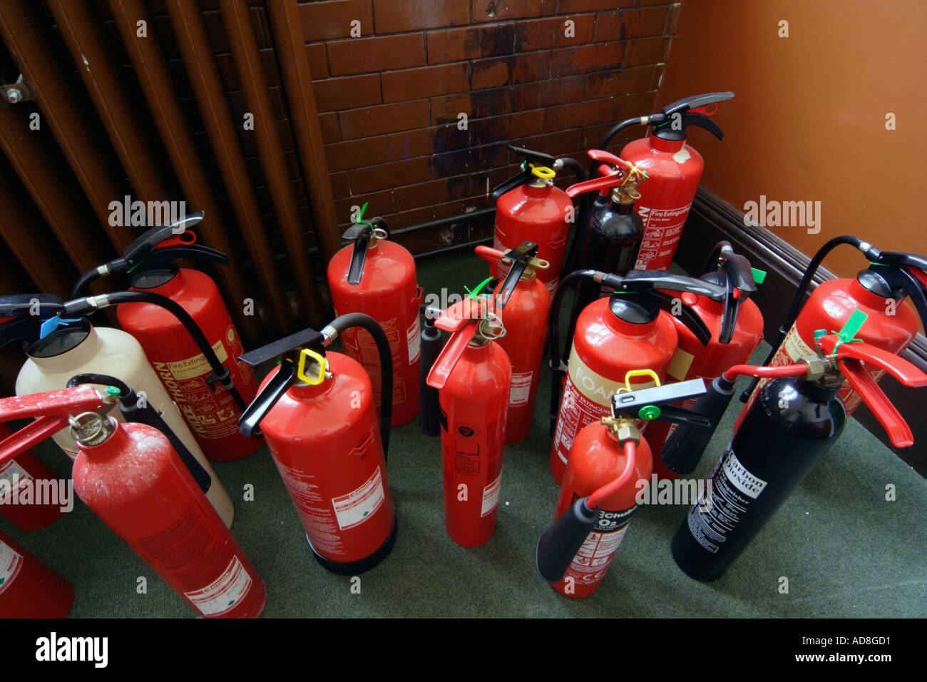 Les extincteurs Banque D'Images