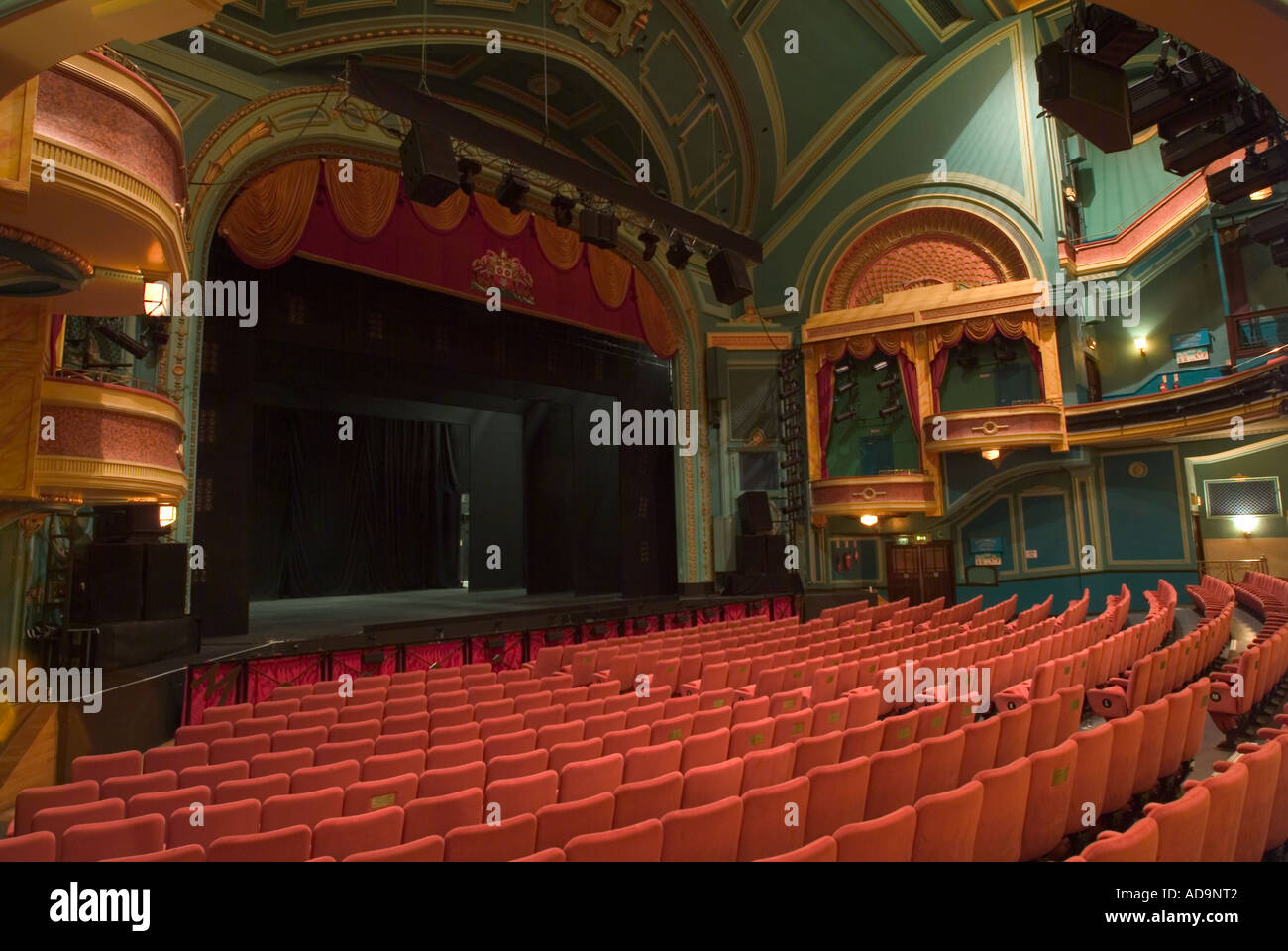 Intérieur du théâtre Mayflower à Southampton, Angleterre Banque D'Images