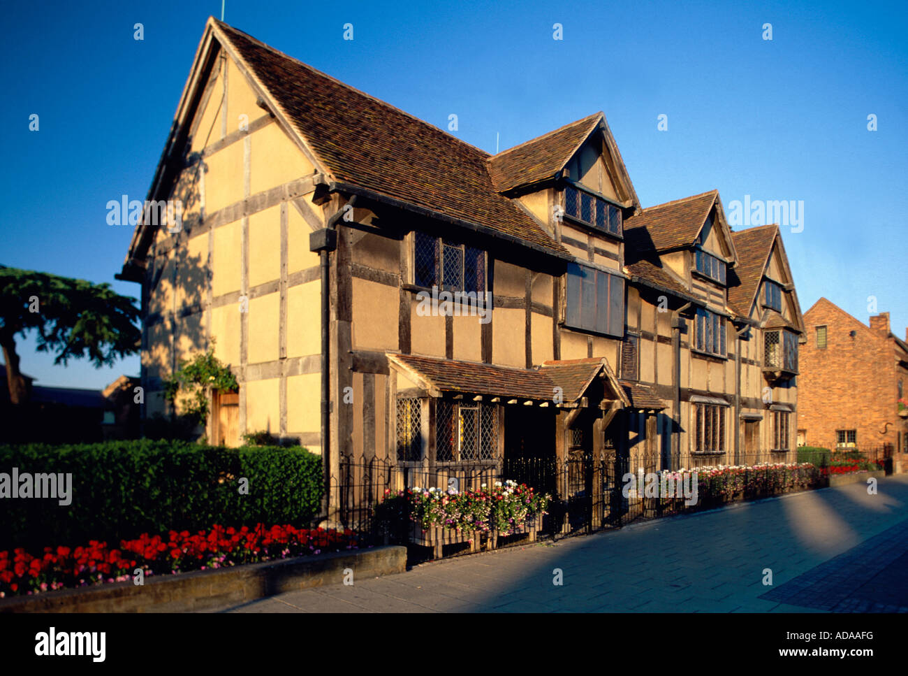 Shakespeare birthplace Stratford Upon Avon Warwickshire Angleterre Banque D'Images